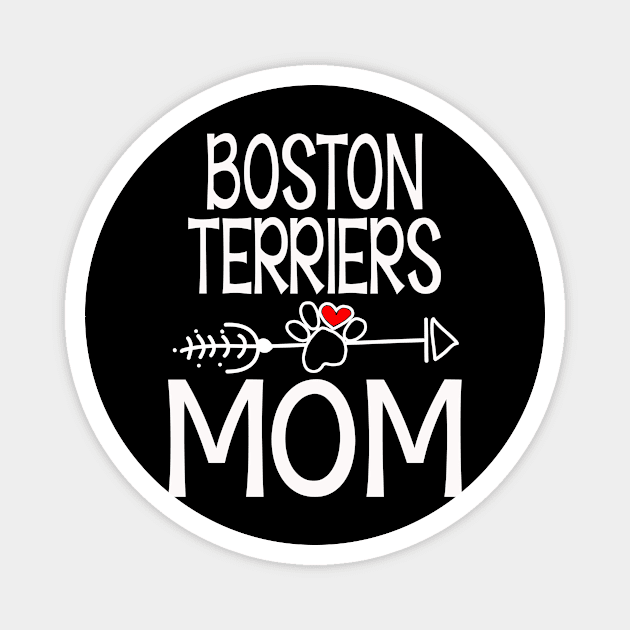 Boston Terriers Mom Dog Lover Magnet by walzealex